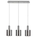 Lampa wisząca Donati Chrom | Szary przydymiony 3xE27 Rabalux 5250 | 5998250352503 noxbox lampynox www.lampynox.pl