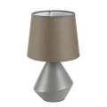 Lampka nocna Wendy brąz Ø 20cm E14 Rabalux 5221 | 5998250352213 noxbox lampynox www.lampynox.pl