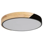 Maple Czarny mat | Brąz Ø 41cm LED 24W 4000K Lampa sufitowa
