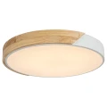 Lampa sufitowa Maple Biały mat | Brąz Ø 41cm LED 24W 3000K Rabalux 3527 | 5998250335278 noxbox lampynox www.lampynox.pl