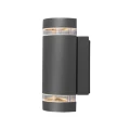 Kinkiet zewnętrzny z czujnikiem zmierzchu FOCUS Czarny mat PIR GU10 IP44 Lutec 5604023012 | 6939412014388 noxbox lampynox www.lampynox.pl