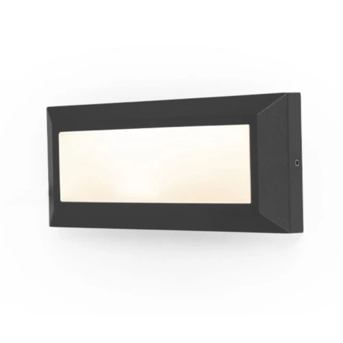 Lampa schodowa, elewacyjna HELENA Czarny mat LED 11W IP54 3000K Lutec 5191605012 | 6939412014456 noxbox lampynox www.lampynox.pl