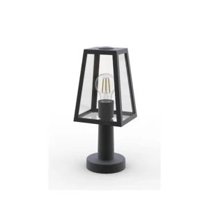 FIA Czarny mat E27 wys. 34cm. IP44 Lampa ogrodowa