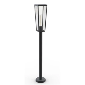 PINE czarny mat E27 wys. 96cm. IP44 Lampa ogrodowa