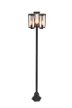 Lampa ogrodowa potrójna PINE czarny mat 3xE27 wys. 1,98m. IP44 Lutec 7196603012 | 6939412070667 noxbox lampynox www.lampynox.pl