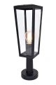 Lampa ogrodowa PINE czarny mat E27 wys. 43cm. IP44 Lutec 7196601012 | 6939412070643 noxbox lampynox www.lampynox.pl