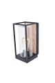 Kinkiet zewnętrzny FLAIR czarny mat E27 IP44 Lutec 5288814012 | 6939412013848 noxbox lampynox www.lampynox.pl