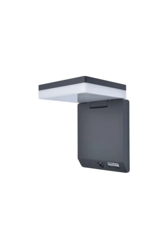 Kinkiet zewnętrzny solarny MOZE LED DIM 8W czujnik PIR IP44 4000K Lutec 6943101012 | 6939412013893 noxbox lampynox www.lampynox.pl