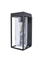 Kinkiet zewnętrzny zasilanie solarne FLAIR czarny mat E27 2700K czujnik PIR IP44 Lutec 6988804012 | 6939412013886 noxbox lampynox www.lampynox.pl