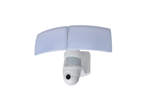 Naświetlacz podwójny LIBRA biały - kamera, czujnik PIR LUTEC CONNECT LED 36W 2700-6500K Lutec 7632406053 | 6939412013985 noxbox lampynox www.lampynox.pl