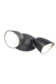 Naświetlacz podwójny SHRIMP Czarny mat LED 23,5W IP54 4000K Lutec 7622221012 | 6939412055909 noxbox lampynox www.lampynox.pl