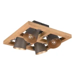 BELL Nikiel antyczny 4xE14 Lampa sufitowa Trio 601900467