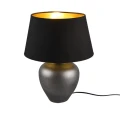 Lampka stołowa ABBY Nikiel | Czarny śr. 30cm E27 RL R50601902 | 4017807506655 noxbox lampynox www.lampynox.pl