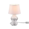 Lampka stołowa ABU Monkey Biały śr. 17cm. E14 RL R50851001 | 4017807503548 noxbox lampynox www.lampynox.pl