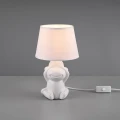 Lampka stołowa ABU Monkey Biały śr. 17cm. E14 RL R50851001 | 4017807503548 noxbox lampynox www.lampynox.pl