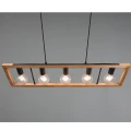 Lampa wisząca AGRA Brąz | Czarny mat 5xE27 Trio 313800532 | 4017807502862 noxbox lampynox www.lampynox.pl