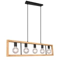 Lampa wisząca AGRA Brąz | Czarny mat 5xE27 Trio 313800532 | 4017807502862 noxbox lampynox www.lampynox.pl