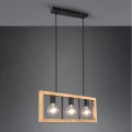 Lampa wisząca AGRA Brąz | Czarny mat 3xE27 Trio 313800332 | 4017807502855 noxbox lampynox www.lampynox.pl