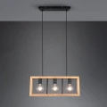 Lampa wisząca AGRA Brąz | Czarny mat 3xE27 Trio 313800332 | 4017807502855 noxbox lampynox www.lampynox.pl