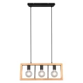 Lampa wisząca AGRA Brąz | Czarny mat 3xE27 Trio 313800332 | 4017807502855 noxbox lampynox www.lampynox.pl