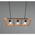 Lampa wisząca AGRA Brąz | Czarny mat 3xE27 Trio 313800332 | 4017807502855 noxbox lampynox www.lampynox.pl