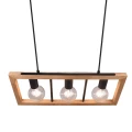 Lampa wisząca AGRA Brąz | Czarny mat 3xE27 Trio 313800332 | 4017807502855 noxbox lampynox www.lampynox.pl