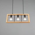 Lampa wisząca AGRA Brąz | Czarny mat 3xE27 Trio 313800332 | 4017807502855 noxbox lampynox www.lampynox.pl