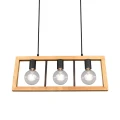 Lampa wisząca AGRA Brąz | Czarny mat 3xE27 Trio 313800332 | 4017807502855 noxbox lampynox www.lampynox.pl