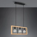 Lampa wisząca AGRA Brąz | Czarny mat 3xE27 Trio 313800332 | 4017807502855 noxbox lampynox www.lampynox.pl
