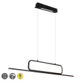 Lampa wisząca AICK Czarny mat LED 38W 3000K ściemnialna Trio 327210332 | 4017807504194 noxbox lampynox www.lampynox.pl