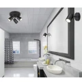 Spot łazienkowy ANGELO Czarny mat 3xGU10 IP44 Trio 880430332 | 4017807508376 noxbox lampynox www.lampynox.pl