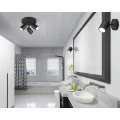 Kinkiet łazienkowy ANGELO Czarny mat GU10 IP44 Trio 880400132 | 4017807508048 noxbox lampynox www.lampynox.pl