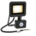 Naświetlacz NOCTIS LUX 2 czarny 10W WW czujnik PIR 230V IP44 Spectrum SLI029037WW_CZUJNIK | 5902650544345 noxbox lampynox www.lampynox.pl