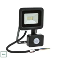 Naświetlacz NOCTIS LUX 2 czarny 10W WW czujnik PIR 230V IP44 Spectrum SLI029037WW_CZUJNIK | 5902650544345 noxbox lampynox www.lampynox.pl