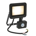Naświetlacz NOCTIS LUX 2 czarny 20W WW czujnik PIR 230V IP44 Spectrum SLI029038WW_CZUJNIK | 5902650544406 noxbox lampynox www.lampynox.pl