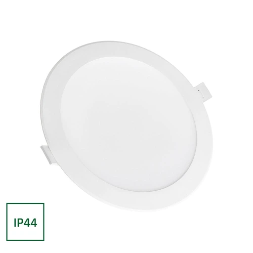 Oprawa wpuszczana łazienkowa DURE 2 biały Ø 24cm 25W WW IP44 Spectrum SLI043006WW | 5902650539303 noxbox lampynox www.lampynox.pl