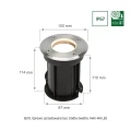 Lampa gruntowa najazdowa LUKKA Ø 10cm GU10 IP67 Spectrum SLIP012011 | 5902650568839 noxbox lampynox www.lampynox.pl