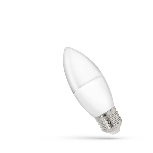 LED ŚWIECOWA 1W CW E-27 230V Spectrum WOJ+14456 | 5902650574083 noxbox lampynox www.lampynox.pl