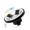 LED ES111 10W SMD 230V BLACK 30st CCT+DIMM Wi-Fi/BT Spectrum SMART Spectrum WOJ+14513 | 5902650586369 noxbox lampynox www.lampynox.pl
