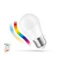 Żarówka sterowana aplikacją LED KULKA 5W E-27 RGBW+CCT+DIMM Wi-Fi/BT Spectrum SMART Spectrum WOJ+14515 | 5902650586826 noxbox lampynox www.lampynox.pl