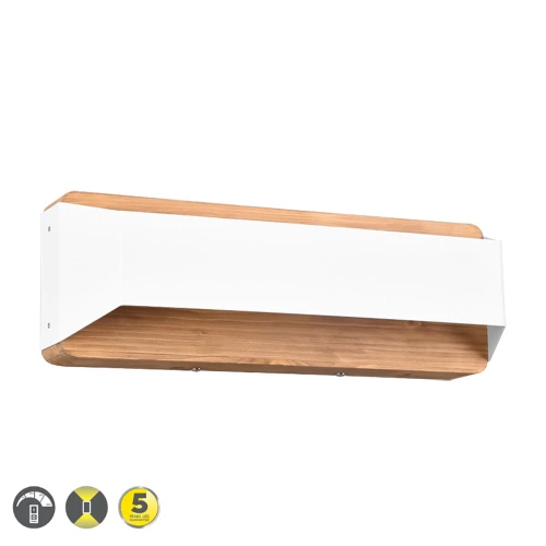 Kinkiet ścienny ARINO Biały mat LED 13,5W 3000K ściemnialny Trio 224819131 | 4017807502770 noxbox lampynox www.lampynox.pl