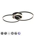Lampa sufitowa ARRIBO Czarny mat DIM PILOT RGBW 30W 3000K RL R62853132 | 4017807500493 noxbox lampynox www.lampynox.pl