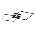Lampa sufitowa ARRIBO Czarny mat DIM PILOT RGBW 29W 3000K RL R62843132 | 4017807500455 noxbox lampynox www.lampynox.pl
