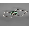 Lampa sufitowa ARRIBO Czarny mat DIM PILOT RGBW 29W 3000K RL R62843132 | 4017807500455 noxbox lampynox www.lampynox.pl