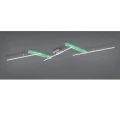 Lampa sufitowa ARVIN Nikiel mat DIM PILOT RGBW Regulowana LED 22W 2700-6500K ściemnialna Trio 628410507 | 4017807504071 noxbox lampynox www.lampynox.pl