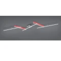 Lampa sufitowa ARVIN Nikiel mat DIM PILOT RGBW Regulowana LED 22W 2700-6500K ściemnialna Trio 628410507 | 4017807504071 noxbox lampynox www.lampynox.pl