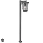 CAVADO Antracyt wys. 1m. E27 IP44 Lampa ogrodowa stojąca Trio 411060142