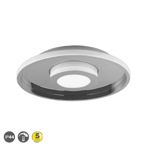 ASCARI Chrom LED LED 3 step dim. 35W 3000K IP44 ściemnialna łazienkowa lampa sufitowa Trio 680819306
