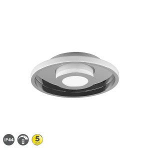 ASCARI Chrom LED LED 3 step dim. 28W 3000K IP44 ściemnialna łazienkowa lampa sufitowa Trio 680810306