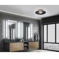 Łazienkowa lampa sufitowa ASCARI Czarny mat LED DIM 35W 3000K IP44 ściemnialna Trio 680819332 | 4017807508536 noxbox lampynox www.lampynox.pl